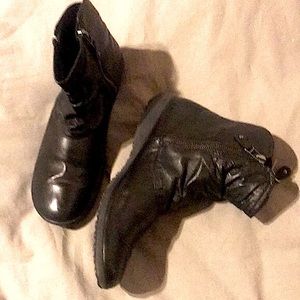 Josef Seibel Booties, double zipper, softest leather, fleece lined, 10/41